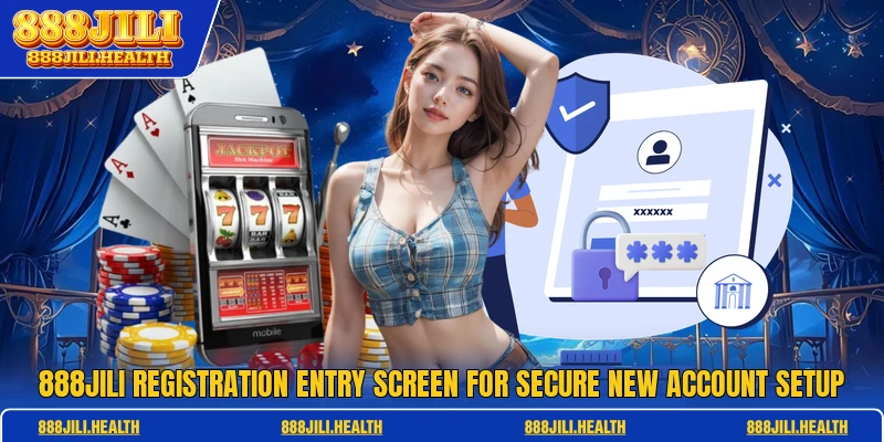 888JILI registration entry screen for secure new account setup