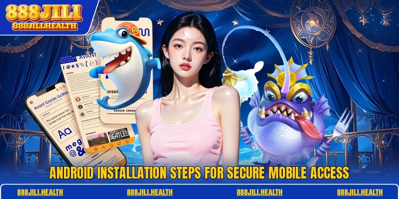 Android installation steps for secure mobile access