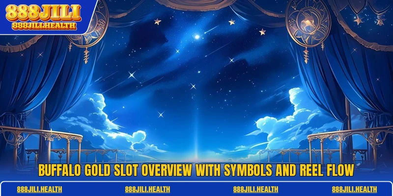 Buffalo Gold slot overview with symbols and reel flow