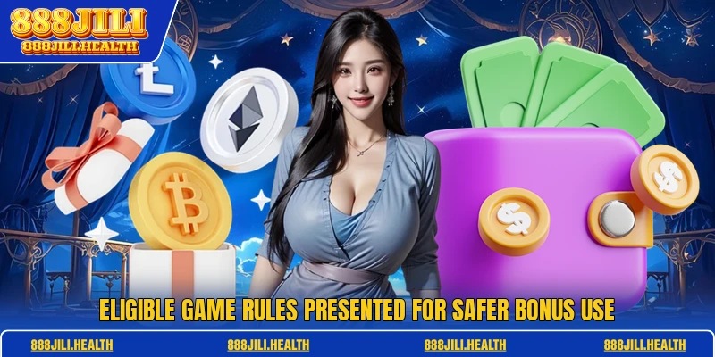 Eligible game rules presented for safer bonus use