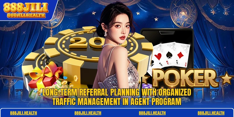 Long-term referral planning with organized traffic management in agent program