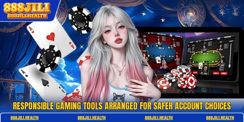 Responsible gaming tools arranged for safer account choices