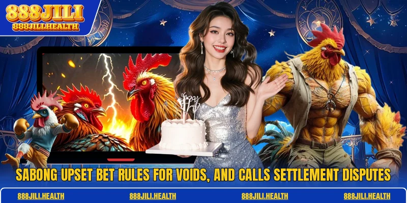 Sabong upset bet rules for voids, and calls settlement disputes
