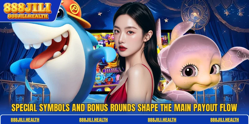 Special symbols and bonus rounds shape the main payout flow