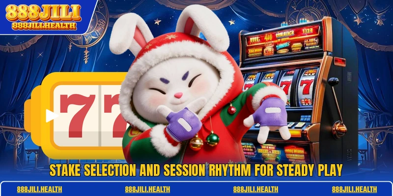 Stake selection and session rhythm for steady play