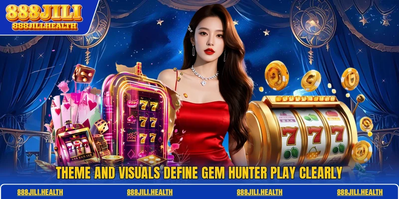 Theme and visuals define Gem Hunter play clearly